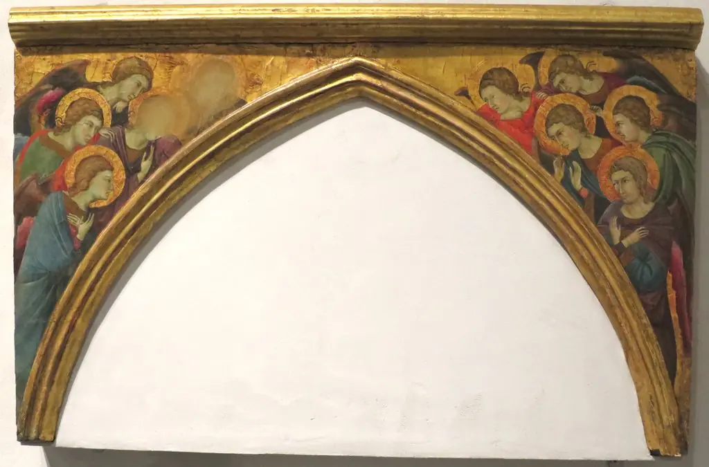 Worshipping Angels, by Ugolino di Nerio