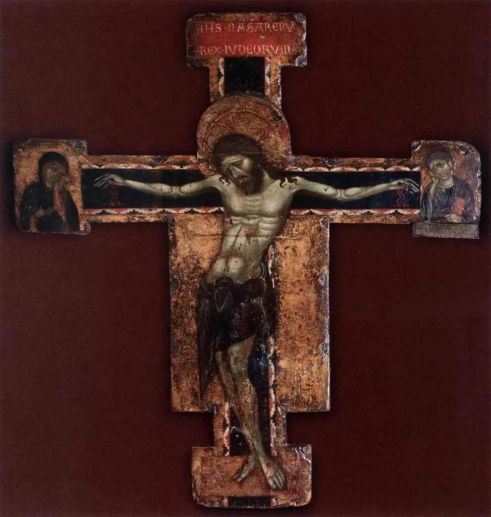 Cross with the Crucified Christ, by Ugolino di Tedice