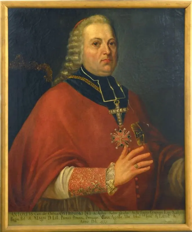 Portrait of Antoni Ostrowski, archbishop of Gniezno, by Łukasz Smuglewicz