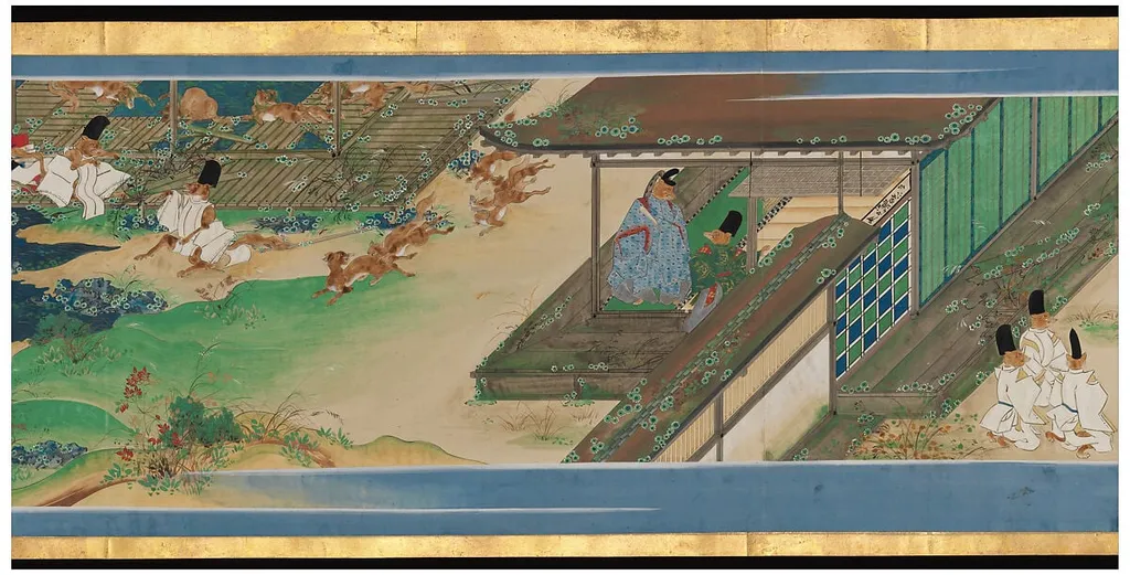 Untitled, by Ukita Ikkei, ink, 1858