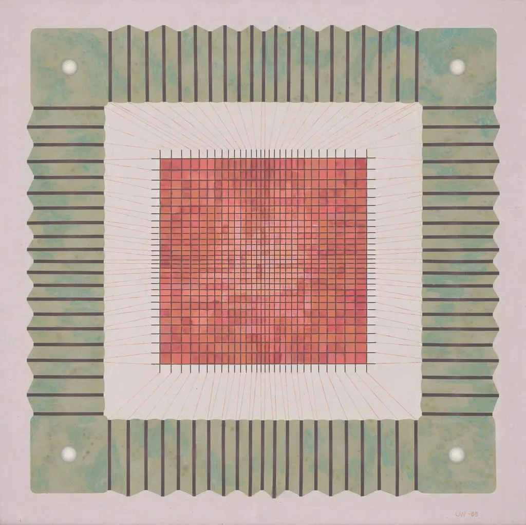 Untitled, by Ulla Wiggen, acrylic, 1968