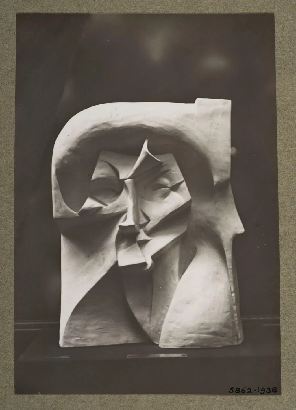 Abstract Solids and Hollows of a Head, by Umberto Boccioni, photographic