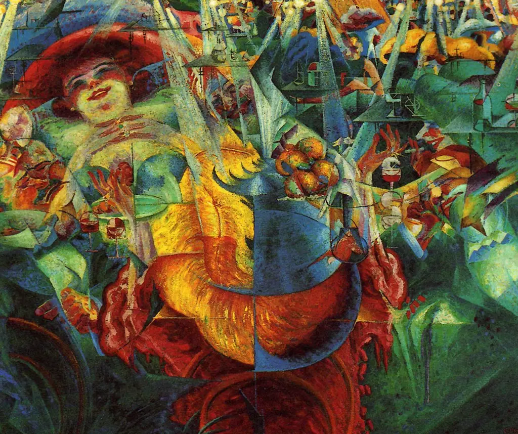 Laugh, by Umberto Boccioni