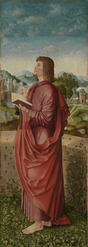 Universitätsaltar: Hl. Johannes Ev. Rückseite: Hl. Margaretha