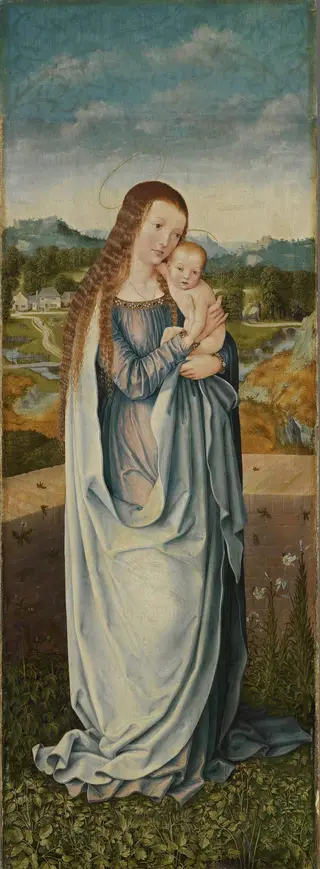 Universitätsaltar: Maria mit dem Kind Rückseite: Hl. Christophorus