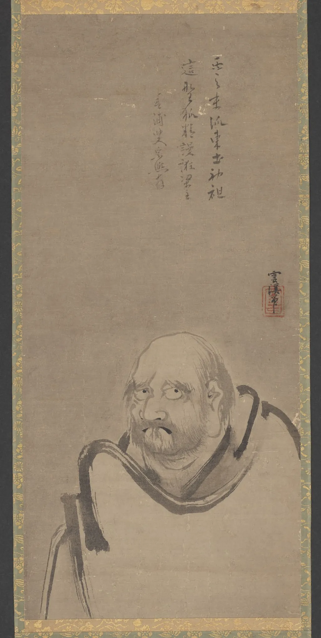 Bodhidharma, by Unkei Eii, unspecified, 1504