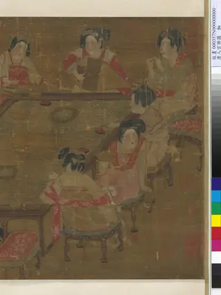 唐人宮樂圖　軸