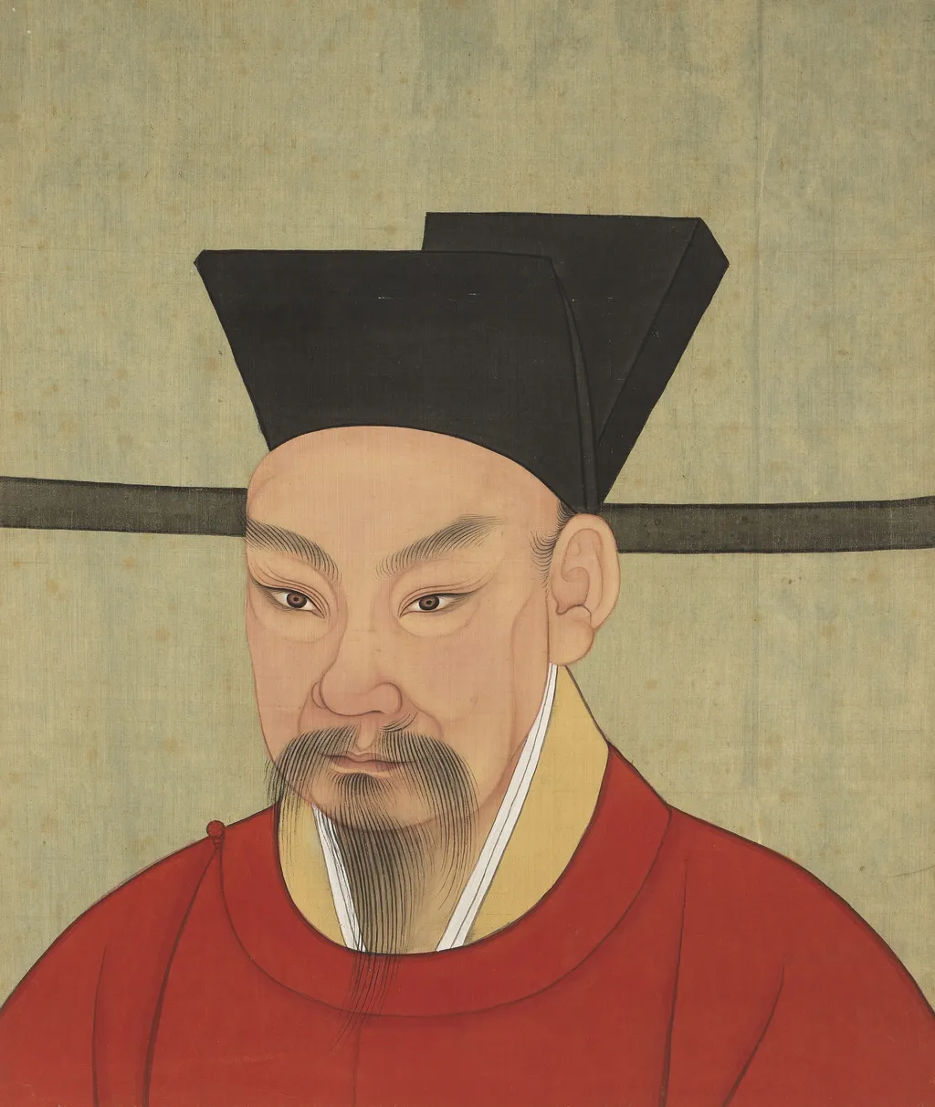 宋代帝半身像册-宋朝理宗皇帝像, by Unknown, unspecified