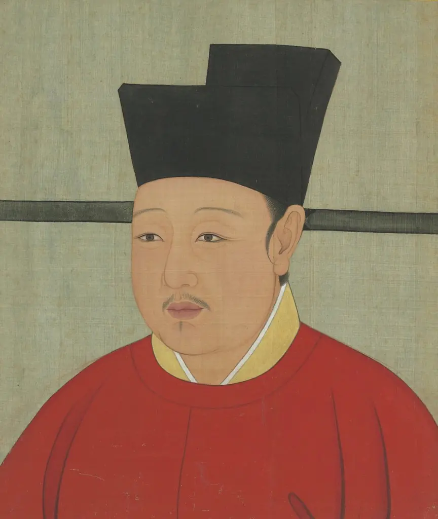 宋代帝半身像册-宋朝徽宗皇帝像, by Unknown