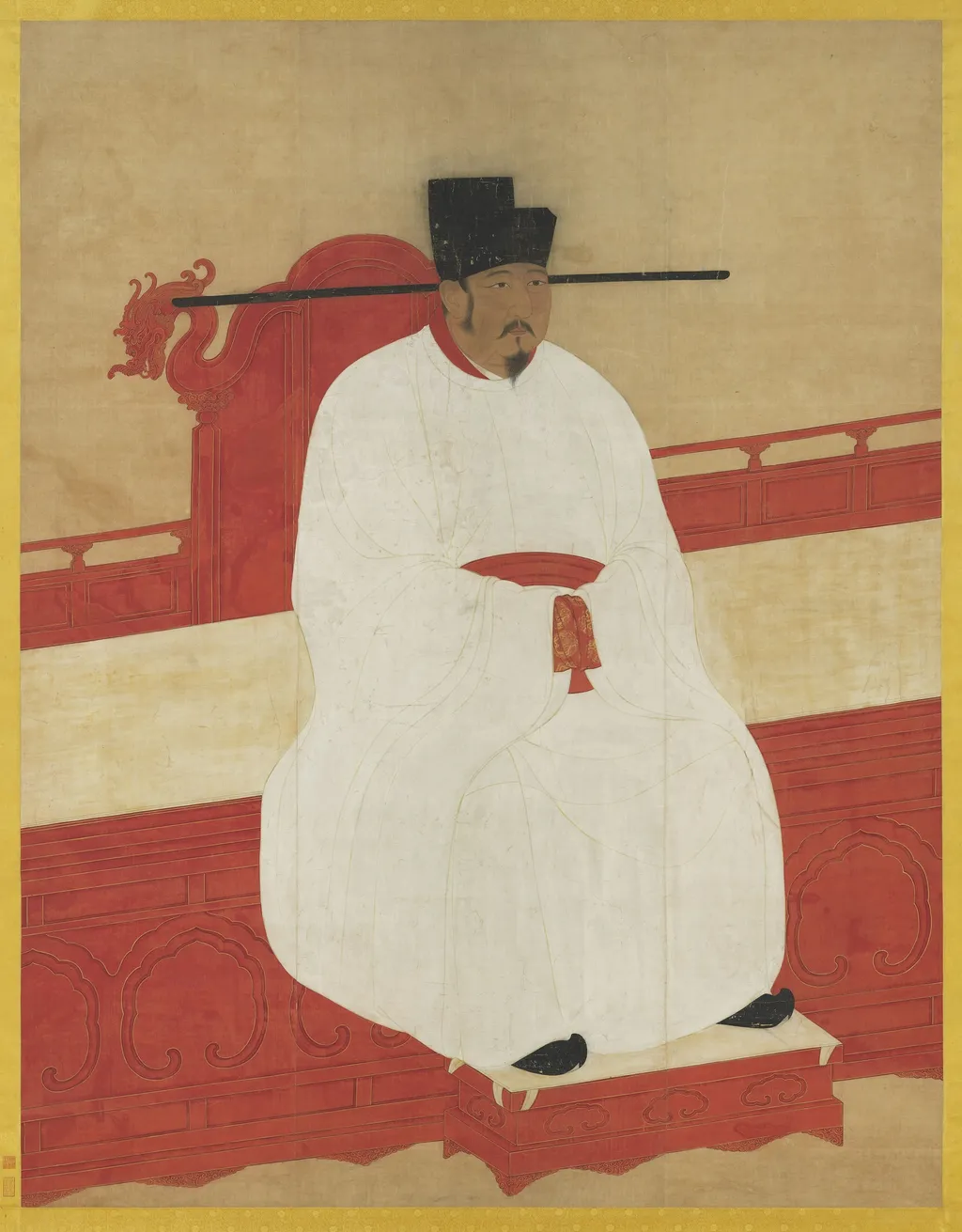 宋英宗坐像 軸, by Unknown, unspecified