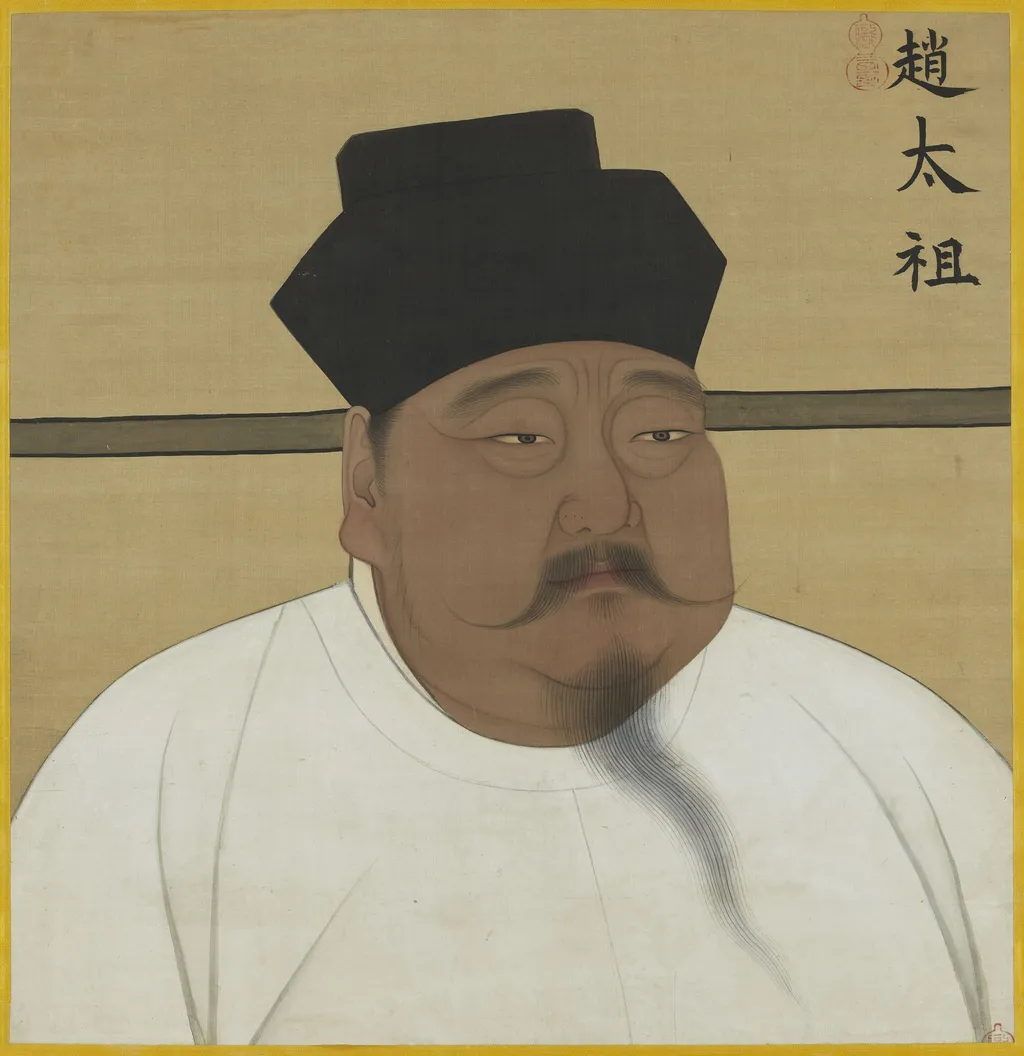 宋太祖半身像(一), by Unknown, unspecified