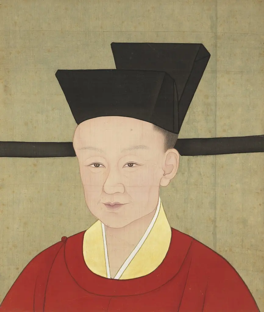 宋代帝半身像册-宋朝度宗皇帝像, by Unknown