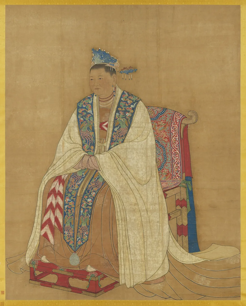宋宣祖后坐像, by Unknown, unspecified