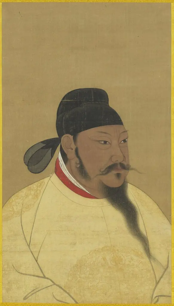 唐太宗半身像, by Unknown