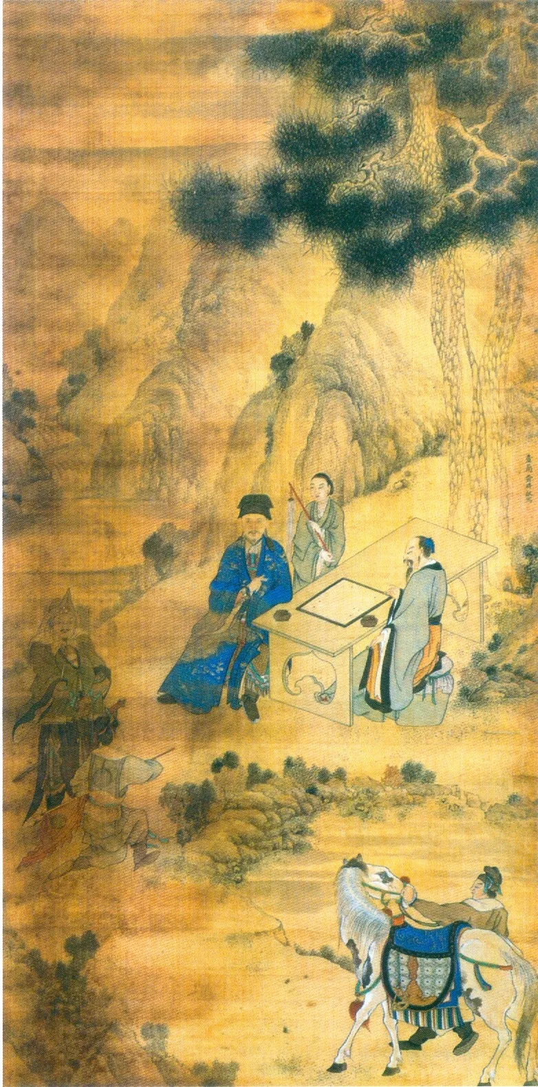 郑成功画像轴, by Unknown, unspecified, 1850