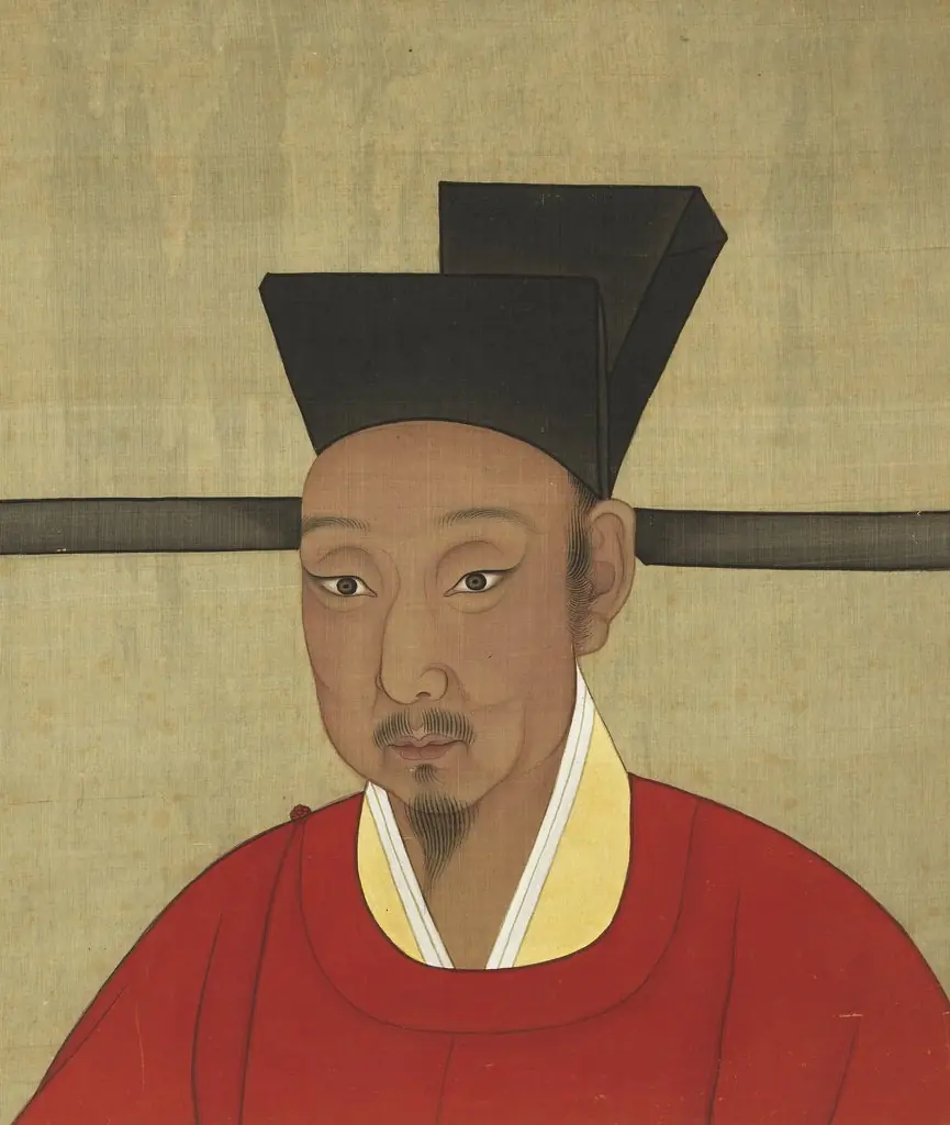 宋代帝半身像册-宋朝宁宗皇帝像, by Unknown