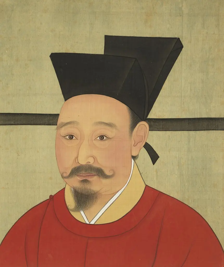 宋代帝半身像册-宋朝孝宗皇帝像, by Unknown