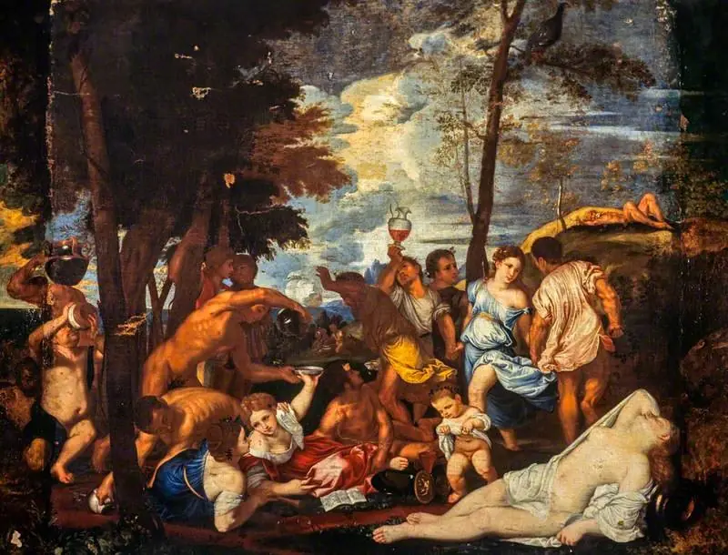 A Bacchanal: The Andrians, by Unknown