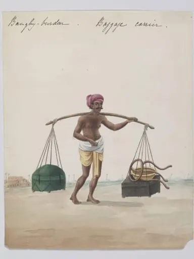 A baggage carrier, by Unknown