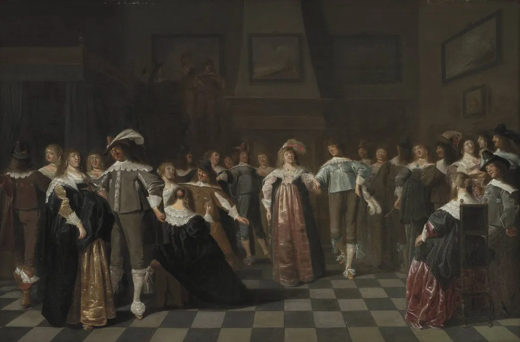 A Ball, by Unknown, 1643