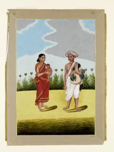 A bangle-seller and his wife, by Unknown