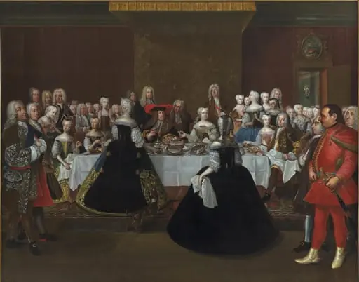 A Banquet at the Court of the German Emperor Charles VI, by Unknown