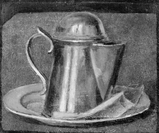A Barber's Pewter Jug, by Unknown