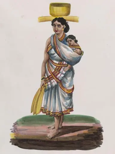 A Basket-maker's wife, by Unknown