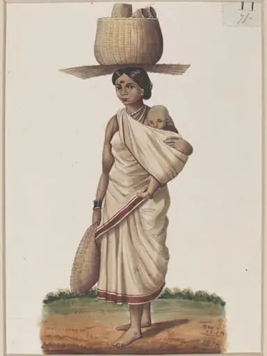 A Basket-maker's wife, by Unknown