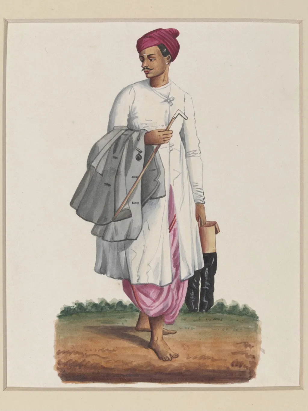 A Bearer, by Unknown, paint, 1860