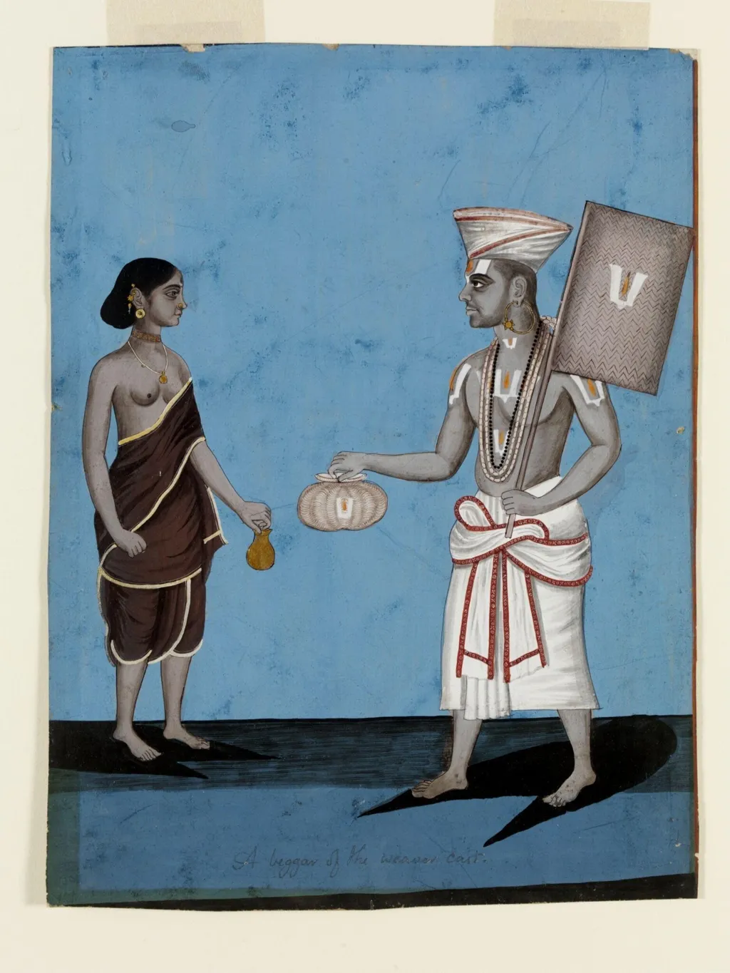 A beggar and his wife, by Unknown, paint, 1790