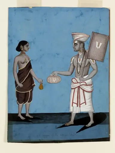 A beggar and his wife, by Unknown