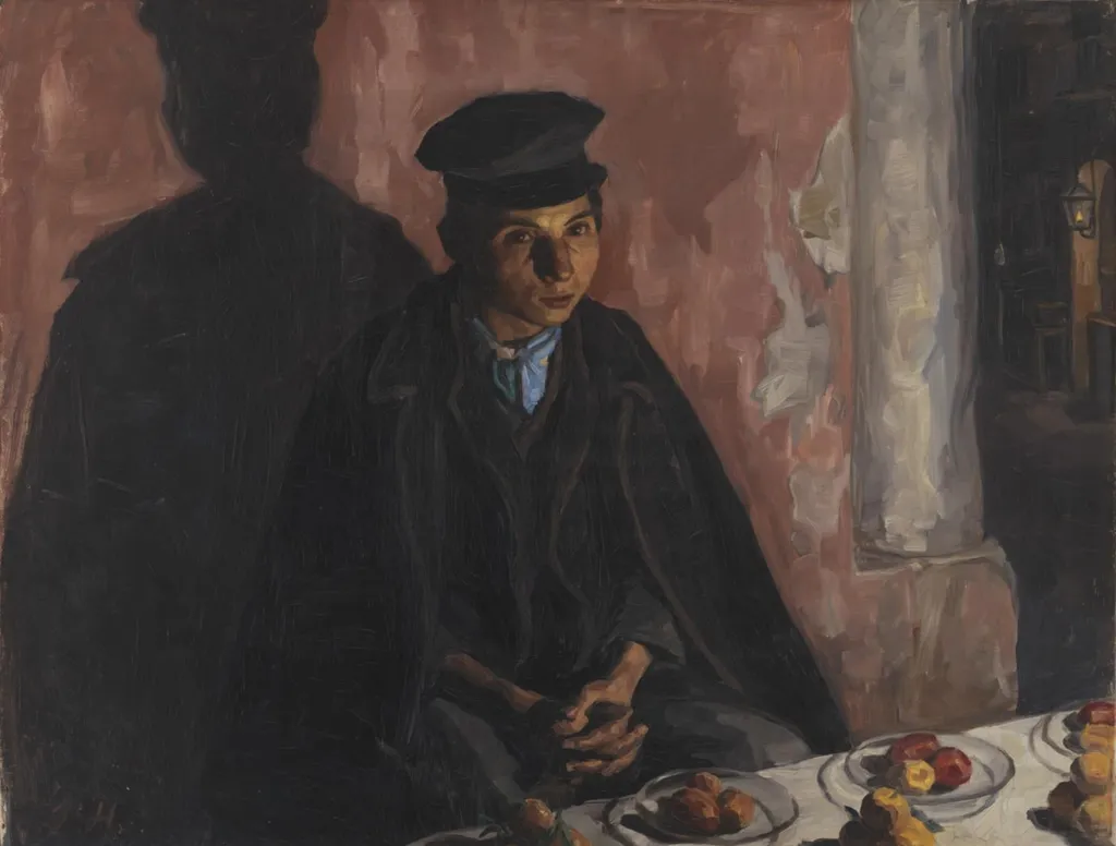 A Boy Selling Fruit. Naples, by Unknown, 1903