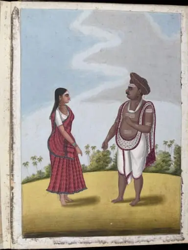 A Canarese couple, by Unknown
