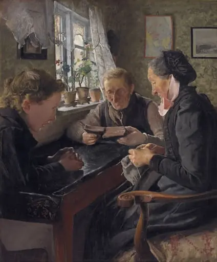 A Child Visiting his Grandparents on a Sunday, by Unknown