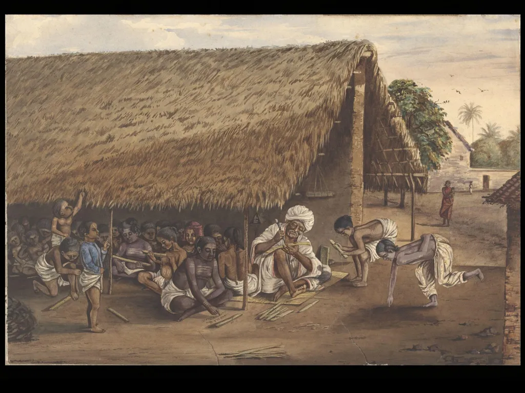A class of children, by Unknown, paint, 1850