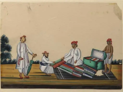A cloth-seller, by Unknown