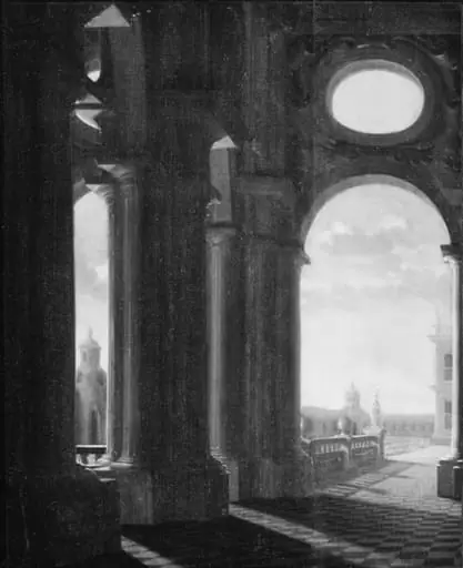 A Colonnade, by Unknown
