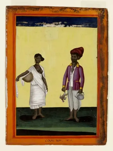 A cook and his wife, by Unknown