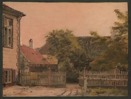 A Corner of the Artist´s Father's House, by Unknown