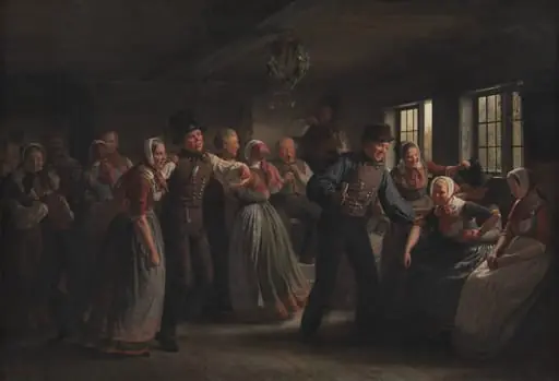 A Country Dance in the Hedebo District, Zealand, by Unknown