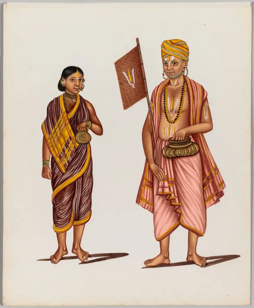 A Couple (from the series Costumes and Professions), by Unknown