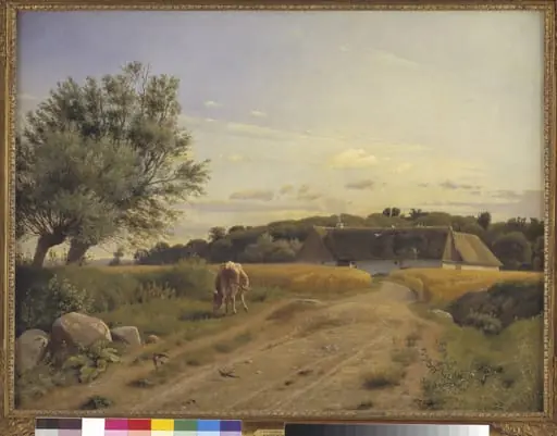 A Croft at Lodskov near Vognserup Manor, Zealand, by Unknown