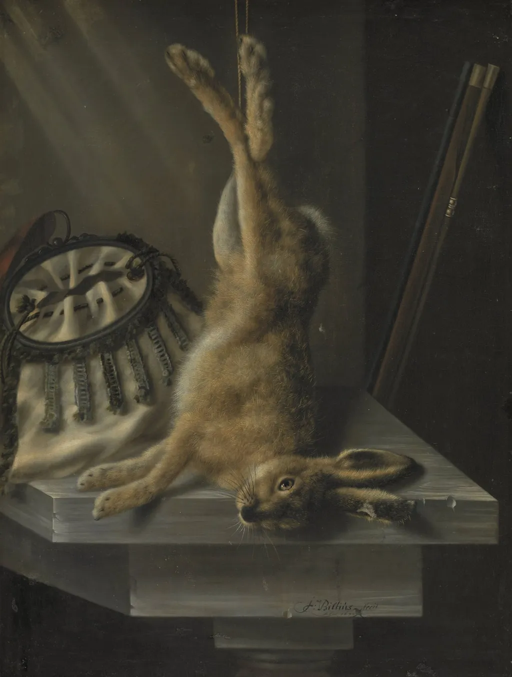 A Dead Hare, by Unknown, 1670