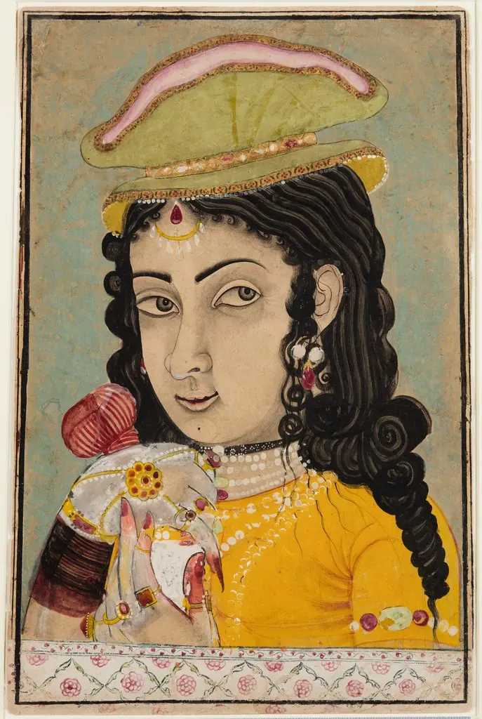 A European Woman Pouring Wine into a Cup, by Unknown