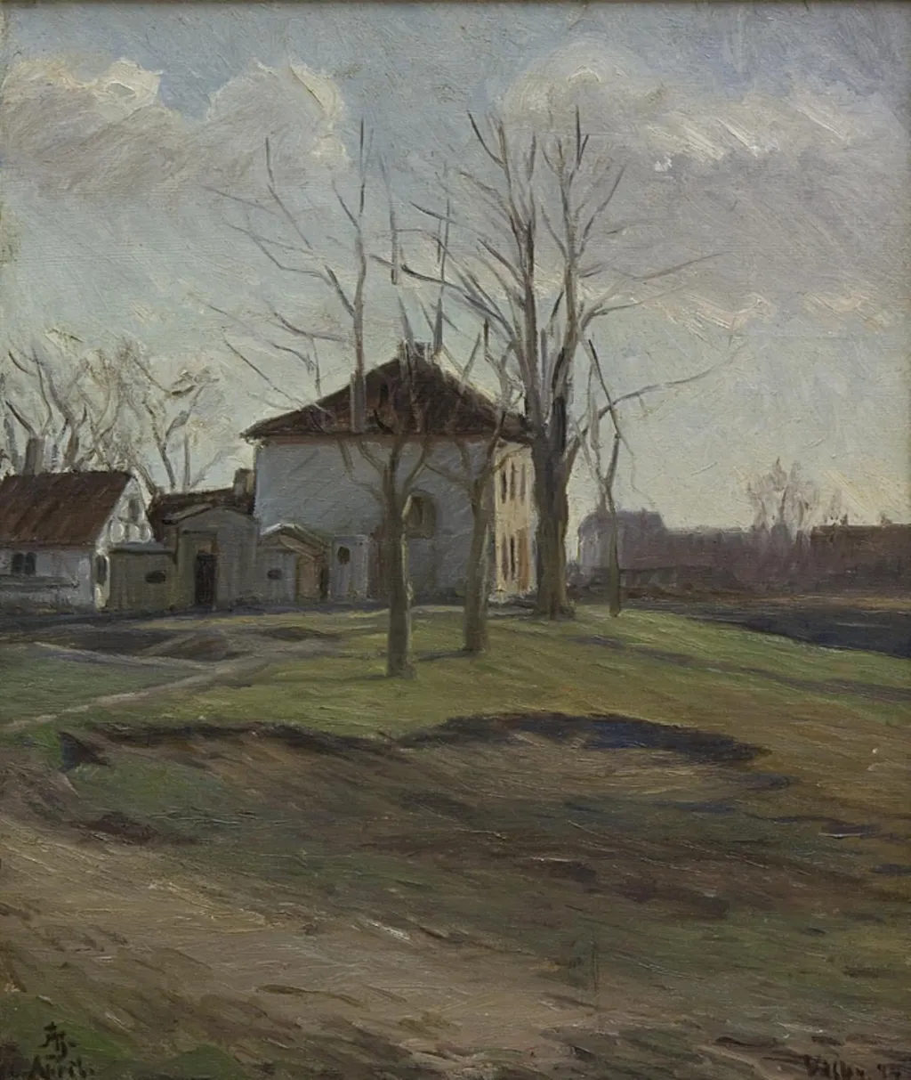 A Farm in Valby, near Copenhagen, by Unknown, 1894