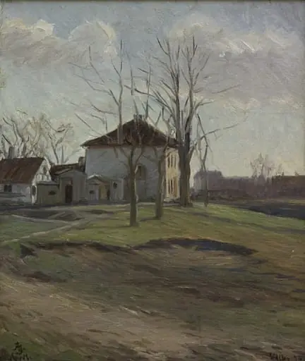 A Farm in Valby, near Copenhagen, by Unknown