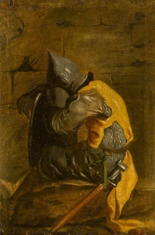 A Figure in Armour, by Unknown
