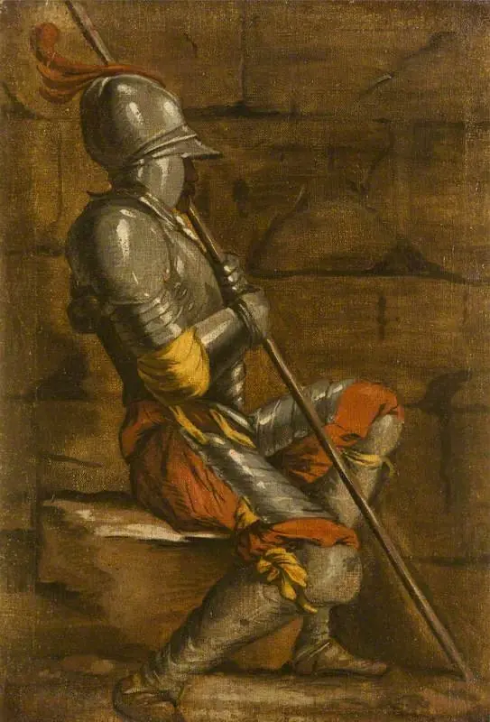 A Figure in Armour, by Unknown