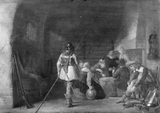 A Guardroom, by Unknown